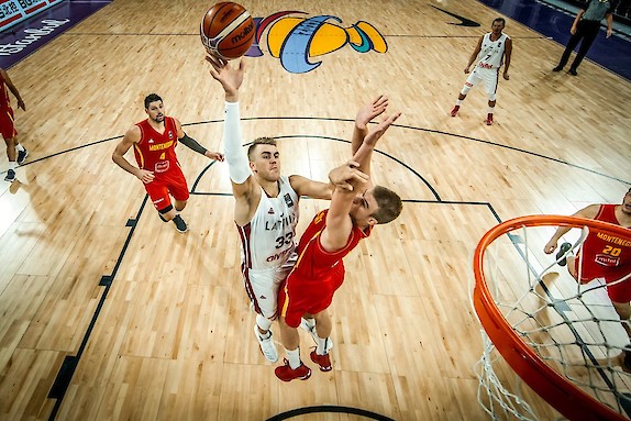 Martins Meiers pelasi vahvat EM-kisat. Kuva: FIBA Europe.