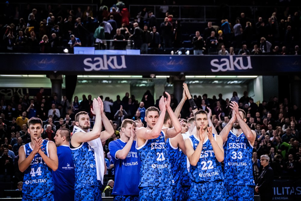 Viro on aloittanut Jukka Toijalan alaisuudessa upeasti. Kuva: FIBA