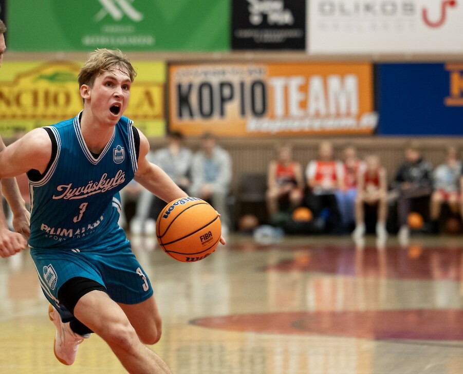 Leon Öunap oli kentän pistekuningas 26 pisteellään. Kuva: Iina Kautto